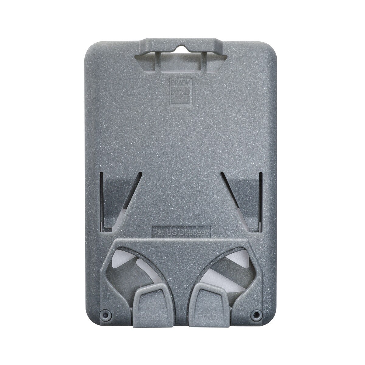 brady 1840-6667 badge holder back